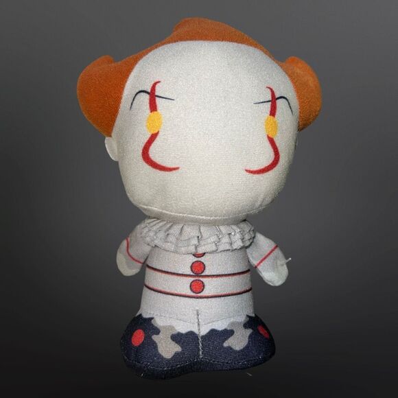 YUME Creepy Horror Plush IT Pennywise The Clown Stuffed Toy 8” - Picture 4 of 5